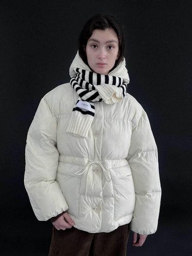 String Puffer Down Jacket [Ivory] - Studio Salt - Modalova