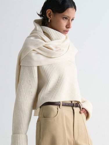 Wool Lightweight Knit Muffler - MAGJAY - Modalova