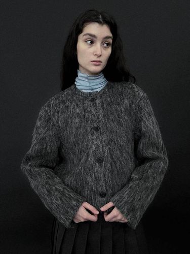 Lincoln Wool Blend Short Collarless Jacket [] - Studio Salt - Modalova