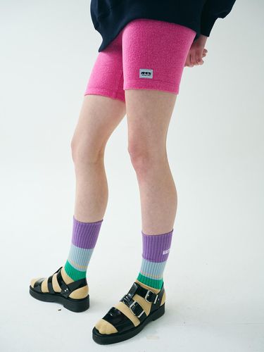 Fleece Lined Jersey Bike Shorts [] - mimicAWE - Modalova