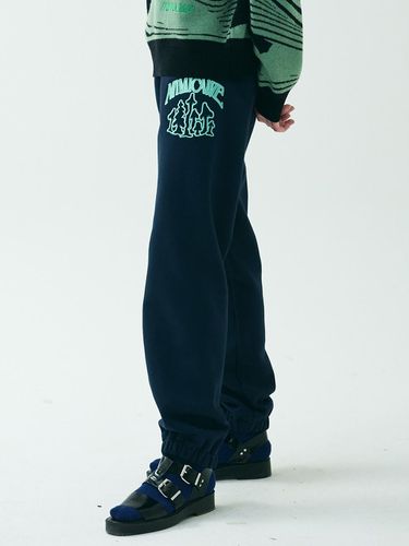 Fleece Lined Boxy Fit Jogger Pants [] - mimicAWE - Modalova