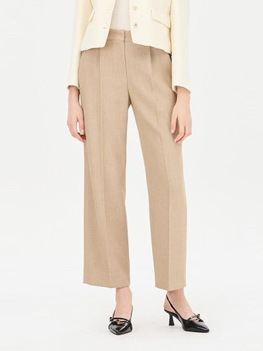 Single-Pleat Straight Premium Pants (SAPT41461BG) - Sisley - Modalova