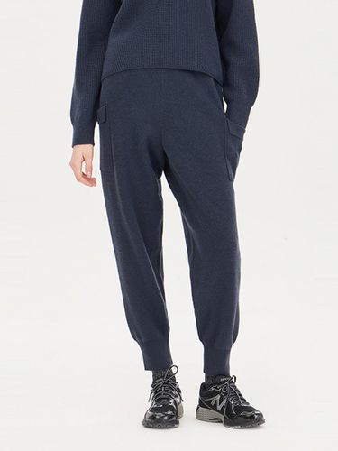 Wool Cashmere Blend Elastic Waist Jogger Pants (SAKS33461DN) - Sisley - Modalova