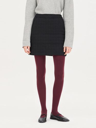 Ivy Tweed Quilted Mini skirt (SASK34461BK) - Sisley - Modalova