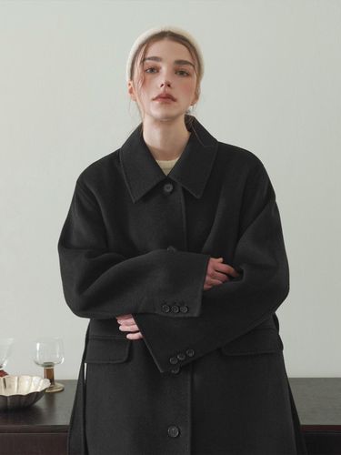 Cashmere Single Stitch Merino Wool Coat [] - sisterhood - Modalova