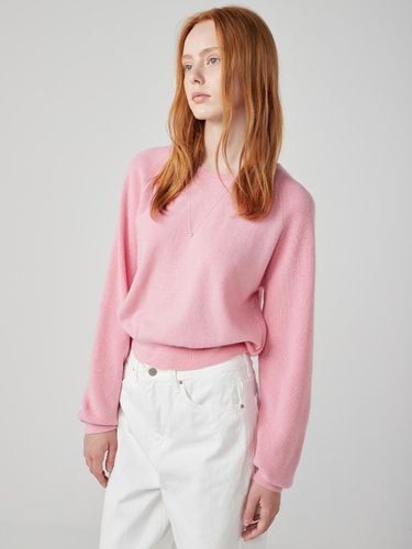 Wool Cashmere Raglan Knit [Pink] - OVEOF - Modalova