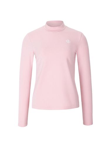 Mock-up Fleece-lined Base Layer T-shirt [Pink] - LIKK - Modalova