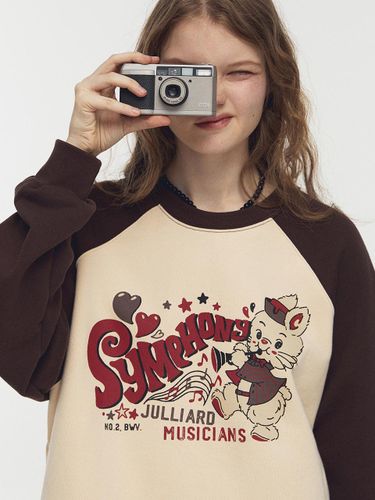 Cotton Terry Raglan Relaxed Sweatshirt [] - CPGN - Modalova