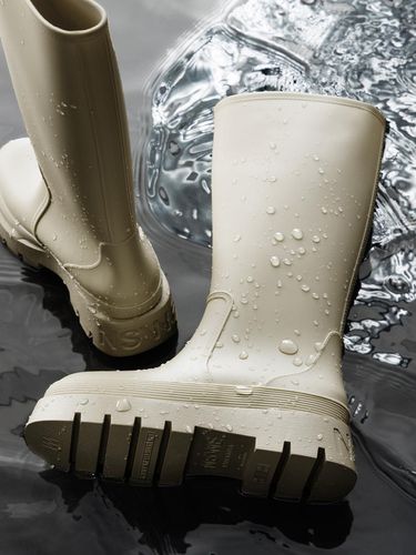 Waterproof Wool Long Rain Boots (NSW101) - NSWE - Modalova