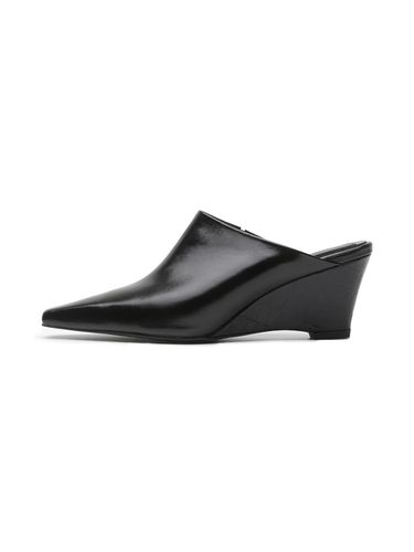 Leather Elegant Mule [Black] (UFA3PU02BK) - UDIRE - Modalova