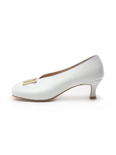 Premium Leather 5cm Heel Fiore Pumps [Beige] (UFA3PM05WH) - UDIRE - Modalova