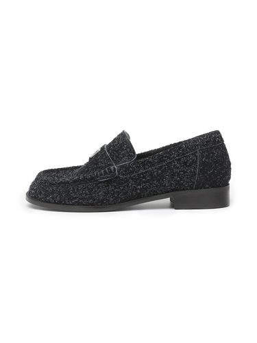 Brushed Suede Leather Loafer [Black] (UFA4LO22BK) - UDIRE - Modalova