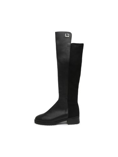 Premium Leather Long Boots [Black] (UFA4BL57BK) - UDIRE - Modalova