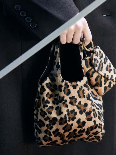 Leopard Print Reversible Mini Bag - Be dullst - Modalova