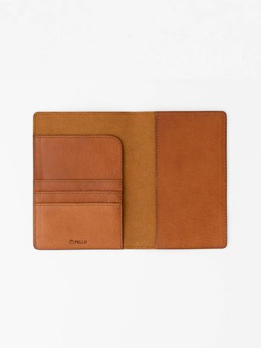 Italian Leather Minimal Passport Case [] (#002) - FELLO - Modalova