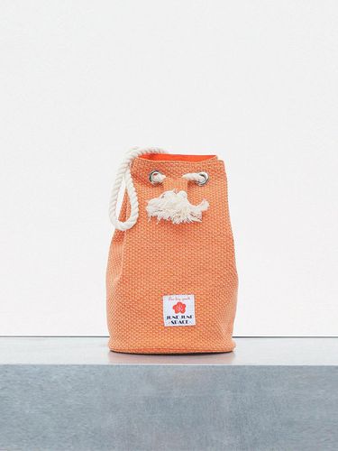 String Convertible Cotton Bucket Bag [Orange] - JUNEJUNE SPACE - Modalova