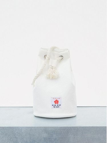 String Cotton Versatile Bucket Bag [Ivory] - JUNEJUNE SPACE - Modalova