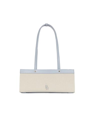 Oxford Canvas Embroidered Baguette Bag [Light Blue] (PP1LSD8PBHLB) - Paul's Boutique - Modalova