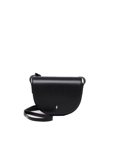 Half-moon Leather Crossbody Bag [BLACK] (PB22FW003) - Paul's Boutique - Modalova