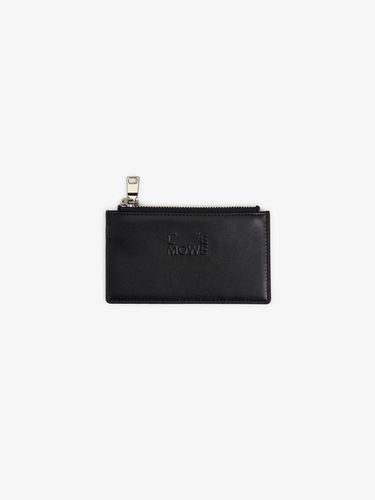 Square Mini Leather Wallet [Black] - LE MOWE - Modalova