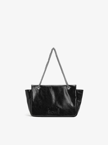 Glossy Leather Oblong Logo Bag [] - LE MOWE - Modalova