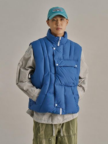 Motorbike Quilted Down Vest [BLUE] - NONTYPE - Modalova