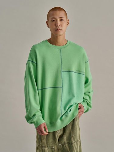 Mondrian Reverse Heavy Weight Cotton Blend Sweatshirt [Green] - NONTYPE - Modalova