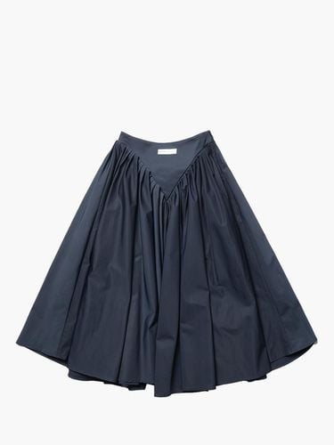 Bustier A-line Midi Skirt [Navy] - UNKNOWN BLUE - Modalova