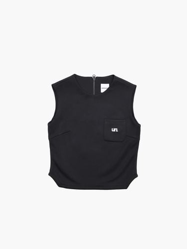 Tension-fit Cutout Creative Uniform Vest [BLACK] - UNKNOWN BLUE - Modalova