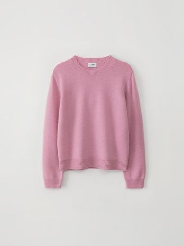 Cashmere Crew Neck Ribbed Top [] - TERRE DE CASHMERE - Modalova