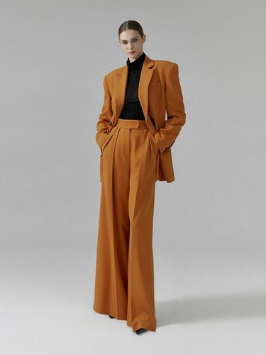 Two Tuck Wide Pants - NUMERO SETTE - Modalova