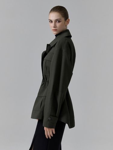 Out Pocket Collar Neck String Field Jacket [] - NUMERO SETTE - Modalova