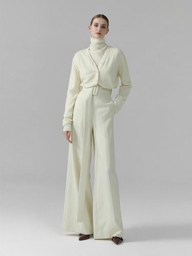 High Waist Belted Wide Pants - NUMERO SETTE - Modalova