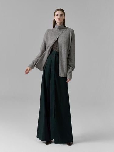 High Waist Belted Recycled Wide Pants [] - NUMERO SETTE - Modalova