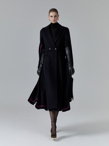 Wool Cashmere Cape Slim Fit Coat [] - NUMERO SETTE - Modalova