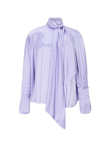 Silk Tie Pleated Detachable Blouse [] - NUMERO SETTE - Modalova