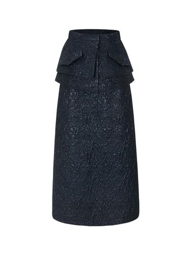 High Waist H Line Skirt [Black] - NUMERO SETTE - Modalova