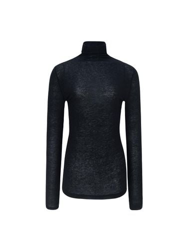 Cashmere Silk Turtleneck Top [] - NUMERO SETTE - Modalova