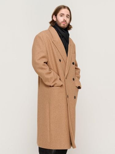 Semi Oversized Double Maxi Long Coat [Camel] - CARGOBROS - Modalova