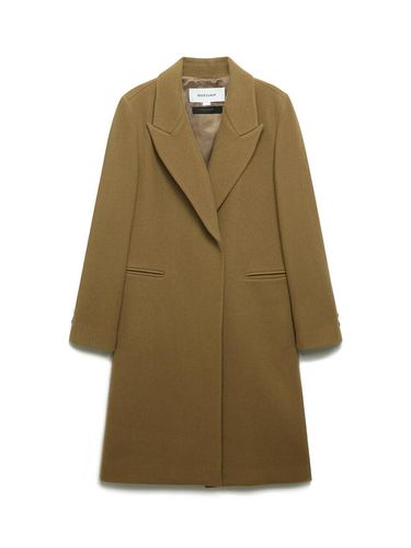 Wool Cashmere Long Straight Coat (N244MWCA12) - NICE CLAUP - Modalova