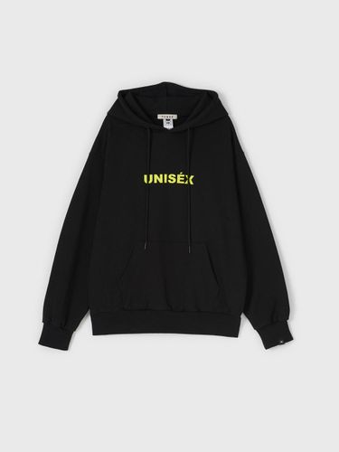 Unisex Cotton Relaxed Fit Hoodie [Black] - YUNSE - Modalova