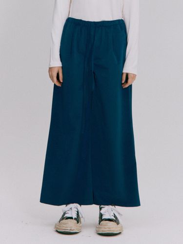 Relaxed Fit Polyester Pants [BLUE] - PARISIEN’S KYOTO TRIP - Modalova