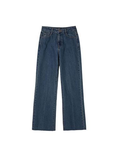 Fleece-lined Straight Bootcut Denim Pants (AQ4DPB60) - LAP - Modalova