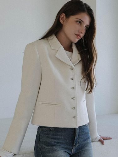 Button Point Wool French Jacket - DEHEVE - Modalova