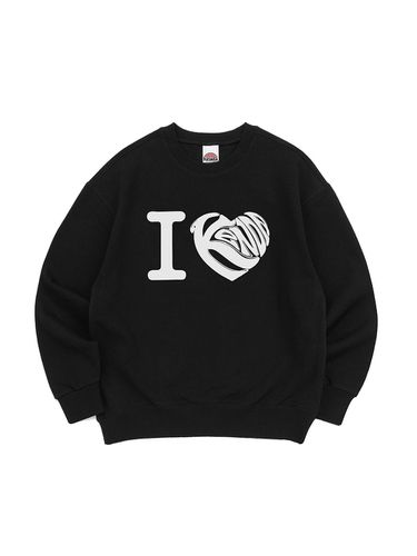 Cotton Polyester Oversized I Heart MTM [BLACK] - Kenda - Modalova