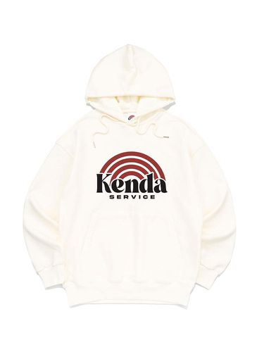 Oversized Cotton Polyester Hood [Beige] - Kenda - Modalova