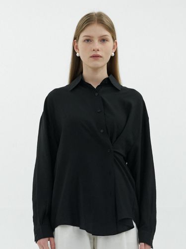 Tencel Unbalanced Daily Shirt [] - TRIMMED - Modalova