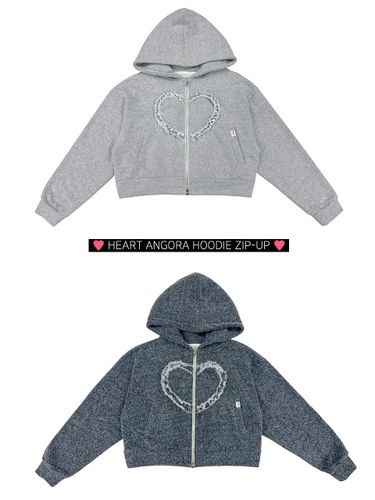 Heart Soft Wool Relaxed Fit Hoodie - HHIPS - Modalova