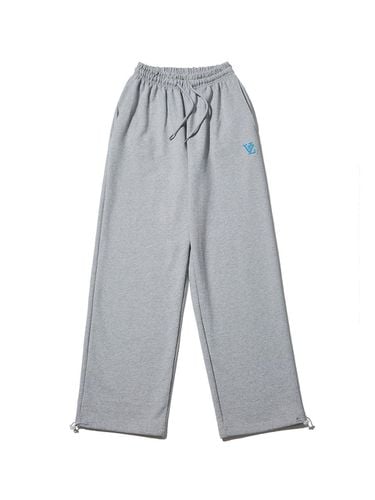 D Monogram Wide 2-Way Cotton Pants [Gray] - VARZAR - Modalova