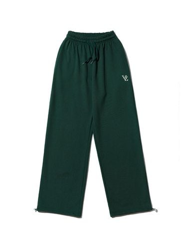 VZ Print Wide Adjustable Pants [GREEN] - VARZAR - Modalova